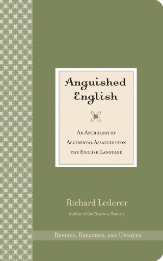 Imagen de portada: Anguished English 9781423643173
