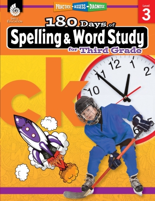 Cover image: 180 Days of Spelling and Word Study for Third Grade 1st edition 9781425833114