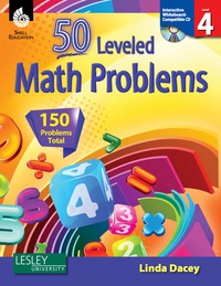 Cover image: 50 Leveled Math Problems Level 4 1st edition 9781425807764
