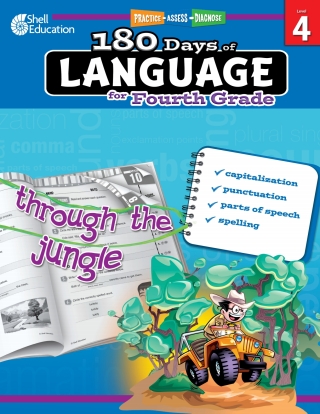 Cover image: 180 Days of Language for Fourth Grade ebook 1st edition 9781425811693