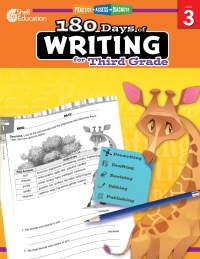 Cover image: 180 Days of Writing for Third Grade 1st edition 9781425815264