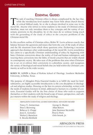 Imagen de portada: Christian Ethics 9780687054626