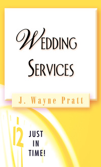 Cover image: Just in Time! Wedding Services 9780687648887