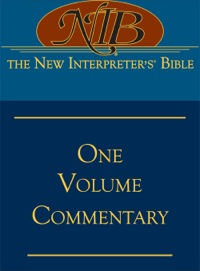 Imagen de portada: The New Interpreter's® Bible One-Volume Commentary 9780687334117