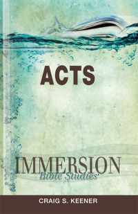 Cover image: Immersion Bible Studies: Acts 9781426709852