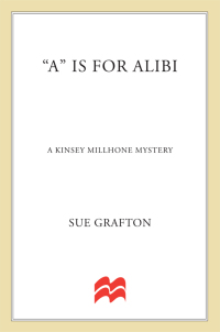 Cover image: "A" is for Alibi 9780312938994
