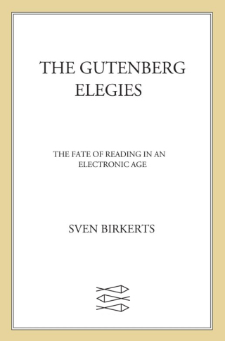 Imagen de portada: The Gutenberg Elegies 9780571198498