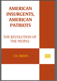 Cover image: American Insurgents, American Patriots 9780809024797