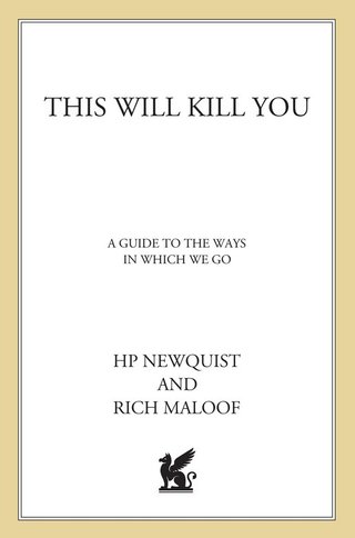 Imagen de portada: This Will Kill You 9780312540623