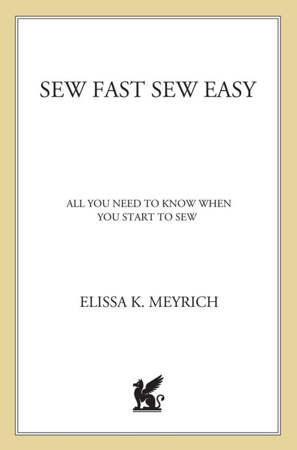 Sew Fast Sew Easy eBook Rental