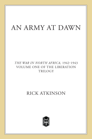 Cover image: An Army at Dawn 9780805062885