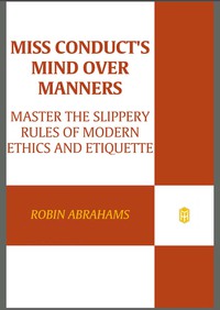 Cover image: Miss Conduct's Mind over Manners 9780805088779
