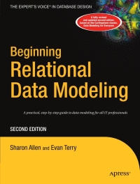 Cover image: Beginning Relational Data Modeling 2nd edition 9781590594636