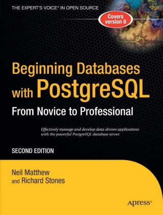 Cover image: Beginning Databases with PostgreSQL 2nd edition 9781590594780