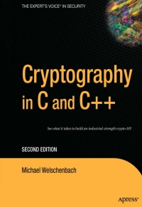 Cover image: Cryptography in C and C++ 2nd edition 9781590595022