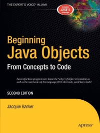 Cover image: Beginning Java Objects 2nd edition 9781590594575