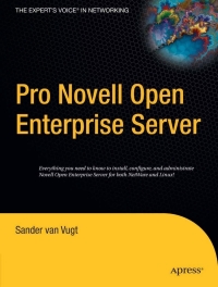 Cover image: Pro Novell Open Enterprise Server 9781590594834