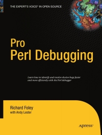 Cover image: Pro Perl Debugging 9781590594544