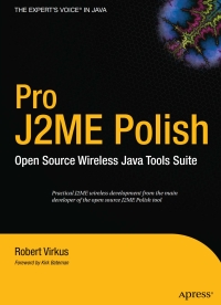 Imagen de portada: Pro J2ME Polish 9781590595039