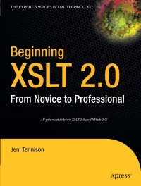 Cover image: Beginning XSLT 2.0 9781590593240