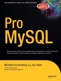 Cover image: Pro MySQL 9781590595053