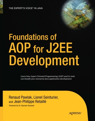 Cover image: Foundations of AOP for J2EE Development 9781430211983
