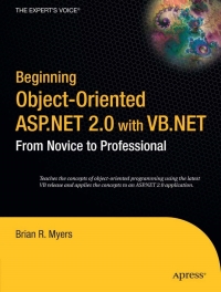 Titelbild: Beginning Object-Oriented ASP.NET 2.0 with VB .NET 9781590595381