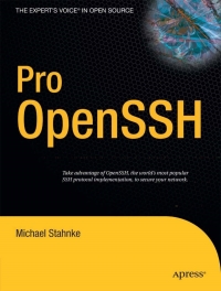 Cover image: Pro OpenSSH 9781590594766