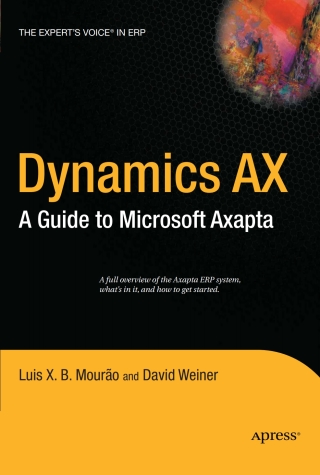 Cover image: Dynamics AX 9781590594896