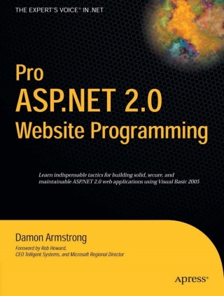 Cover image: Pro ASP.NET 2.0 Website Programming 9781590595466