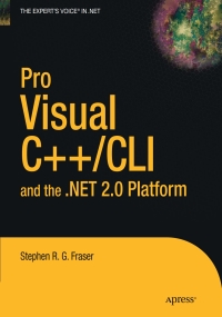 Imagen de portada: Pro Visual C++/CLI and the .NET 2.0 Platform 2nd edition 9781590596401