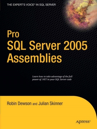 Imagen de portada: Pro SQL Server 2005 Assemblies 9781590595664