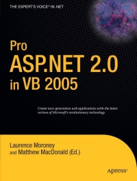 Imagen de portada: Pro ASP.NET 2.0 in VB 2005 9781590595633