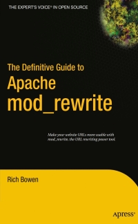 Cover image: The Definitive Guide to Apache mod_rewrite 1st edition 9781590595619