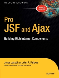 Imagen de portada: Pro JSF and Ajax 9781590595800