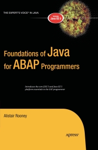 Immagine di copertina: Foundations of Java for ABAP Programmers 9781590596258