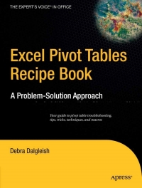 Cover image: Excel Pivot Tables Recipe Book 9781590596296