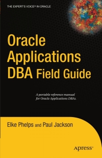 Cover image: Oracle Applications DBA Field Guide 9781590596449