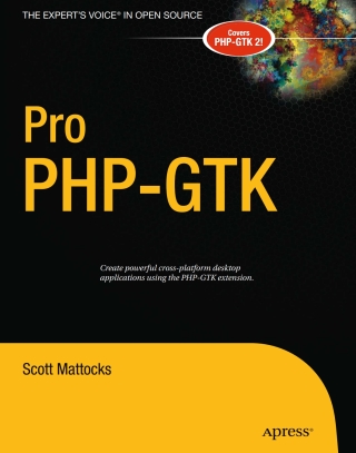 Imagen de portada: Pro PHP-GTK 9781590596135