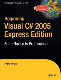 Imagen de portada: Beginning Visual C# 2005 Express Edition 9781590595497