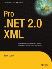 Imagen de portada: Pro .NET 2.0 XML 9781590598252