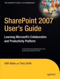 Omslagafbeelding: SharePoint 2007 User's Guide 9781590598290