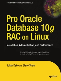 Cover image: Pro Oracle Database 10g RAC on Linux 9781590595244