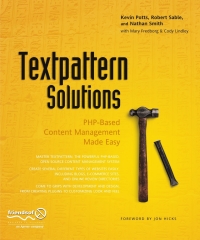 Omslagafbeelding: Textpattern Solutions 9781590598320