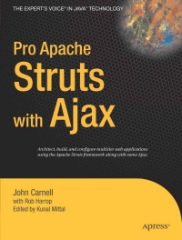 Cover image: Pro Apache Struts with Ajax 9781590597385