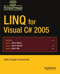 Imagen de portada: LINQ for Visual C# 2005 9781590598269