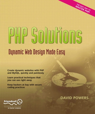 Omslagafbeelding: PHP Solutions 9781590597316