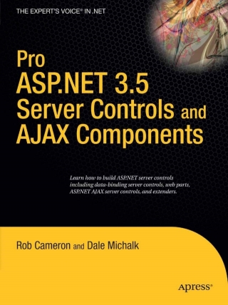 Imagen de portada: Pro ASP.NET 3.5 Server Controls and AJAX Components 9781590598658