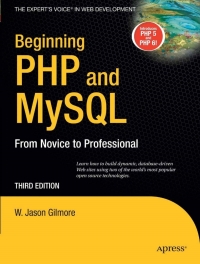 Imagen de portada: Beginning PHP and MySQL 3rd edition 9781590598627
