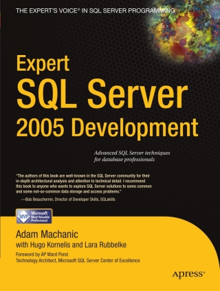 صورة الغلاف: Expert SQL Server 2005 Development 9781590597293